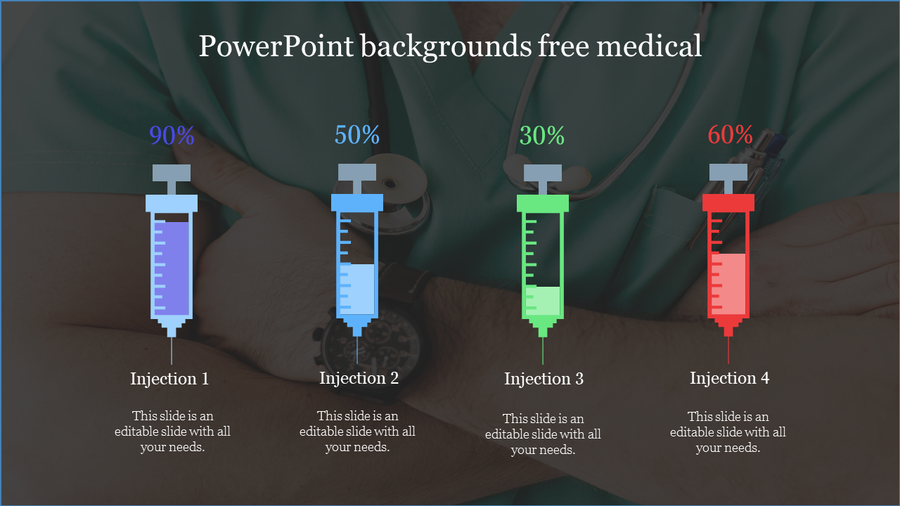Free - Stunning PowerPoint  Backgrounds Free Medical PPT Templates